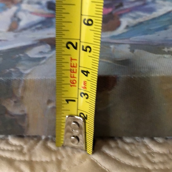 🦮 Norman Lab on canvas textured painted look print - Picture 7 of 10